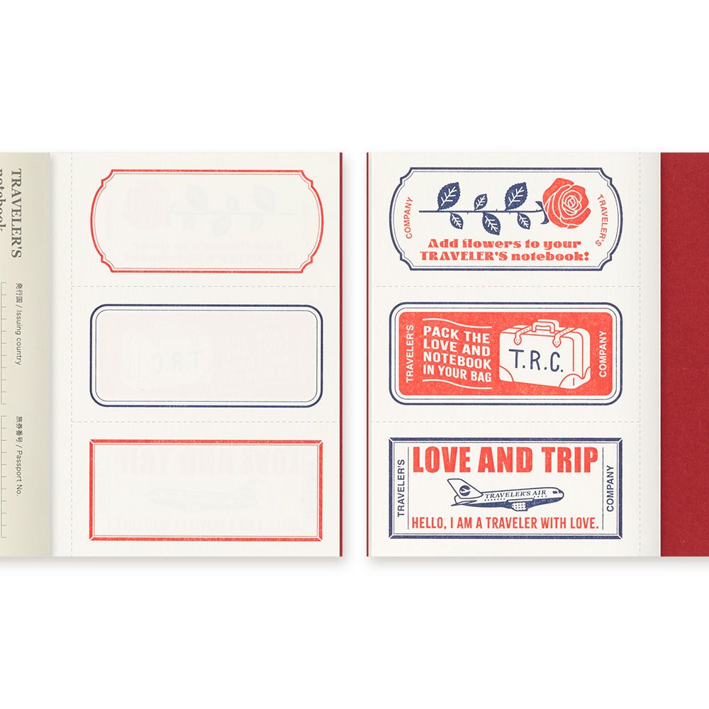 Traveler's Notebook Limited Edition - Passport - Love and Trip – M