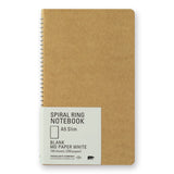 Traveler's Spiral Ring Notebook - A5 Slim Blank MD Paper White