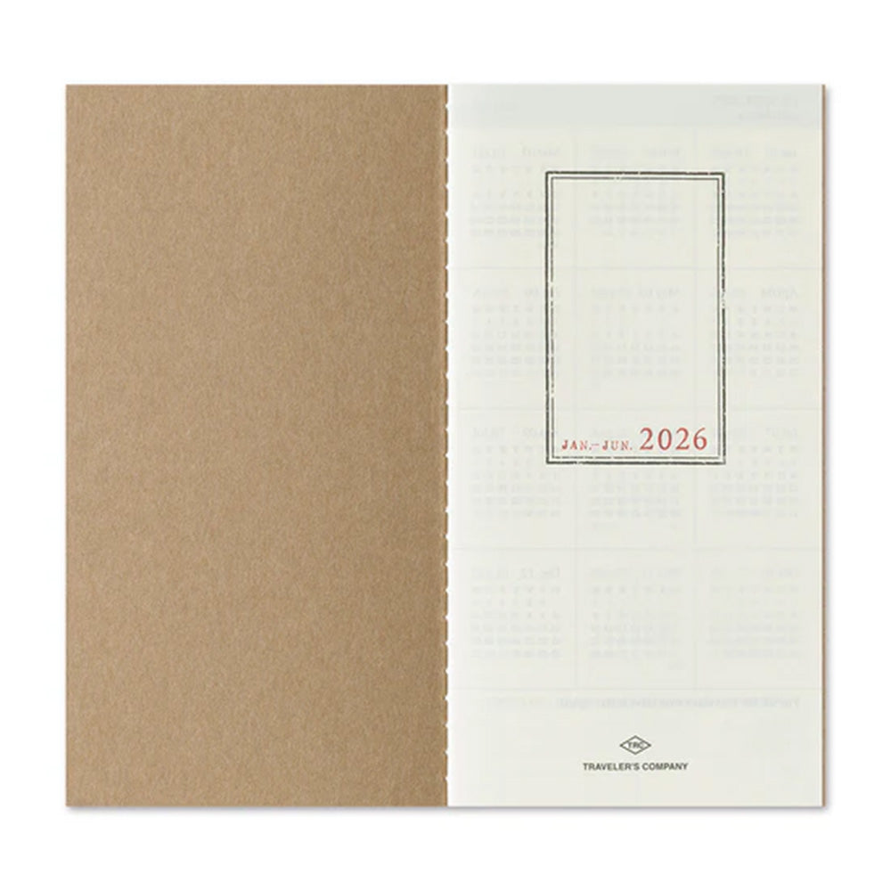 Traveler's Notebook Insert Weekly + Memo 2026
