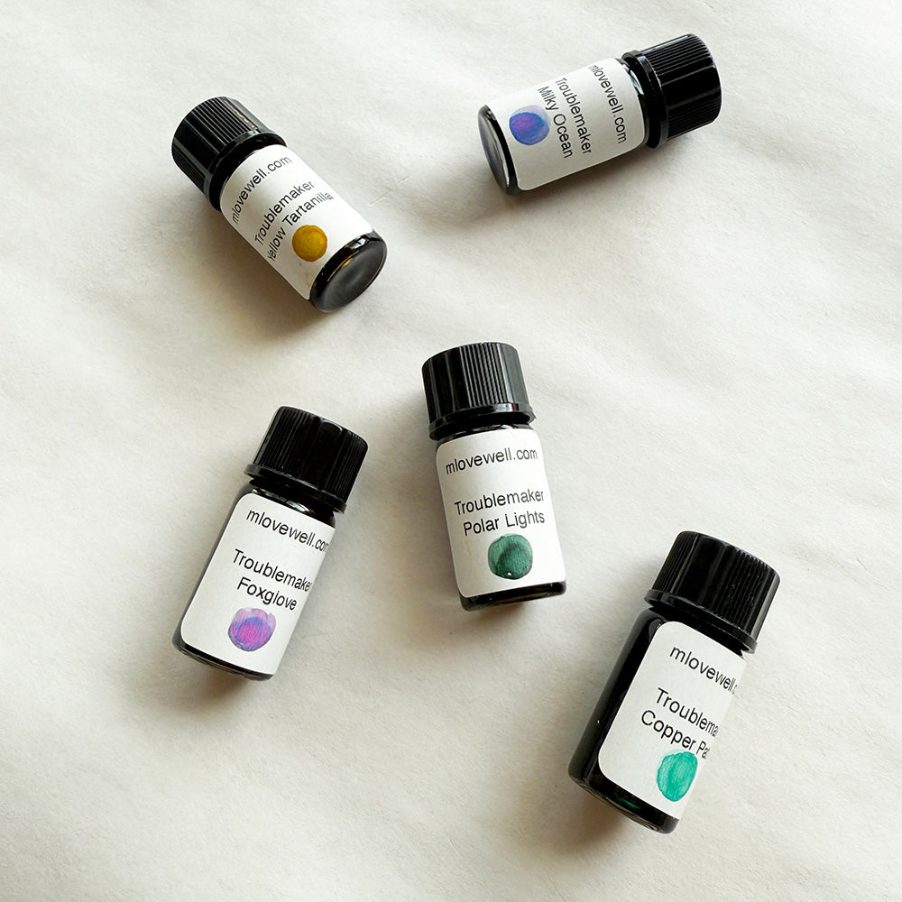 Troublemaker 5ml Fountain Pen Ink Samples – M.Lovewell