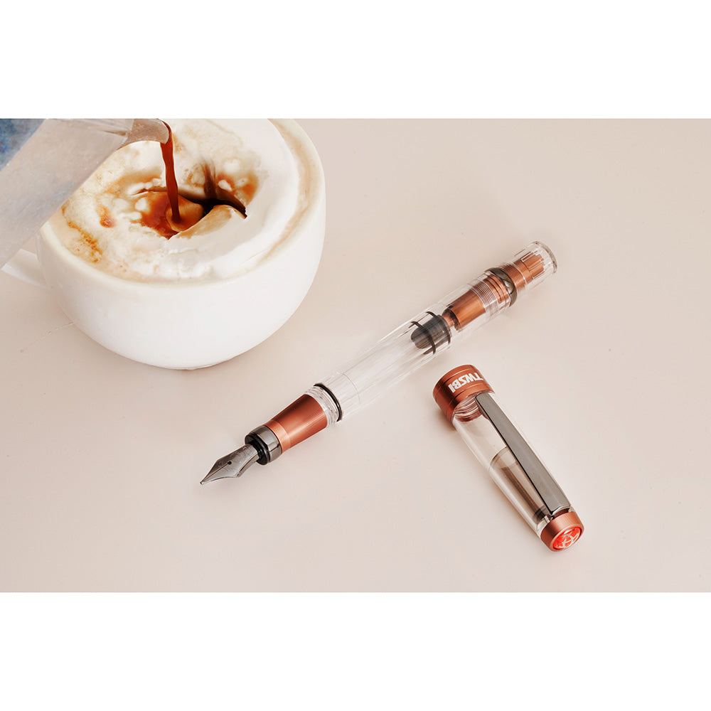 Twsbi Diamond 580ALR Fountain Pen - Affogato with Onyx - M.Lovewell