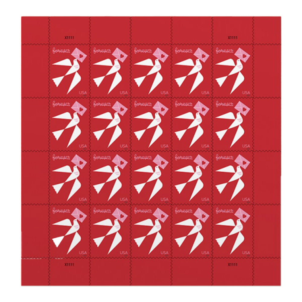 Forever Postage Stamps Love 2025 M.Lovewell