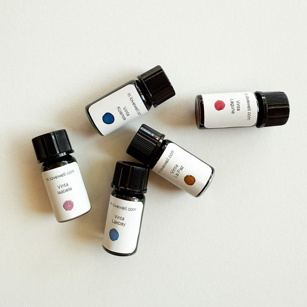 Vinta 5ml Fountain Pen Ink Samples - M.Lovewell