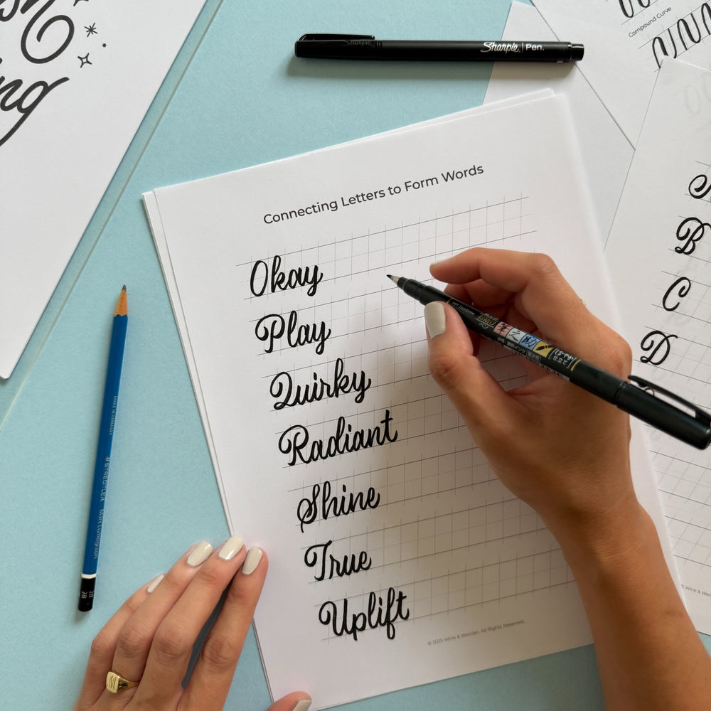 December 6: Intro to Brush Lettering with Wink & Wonder