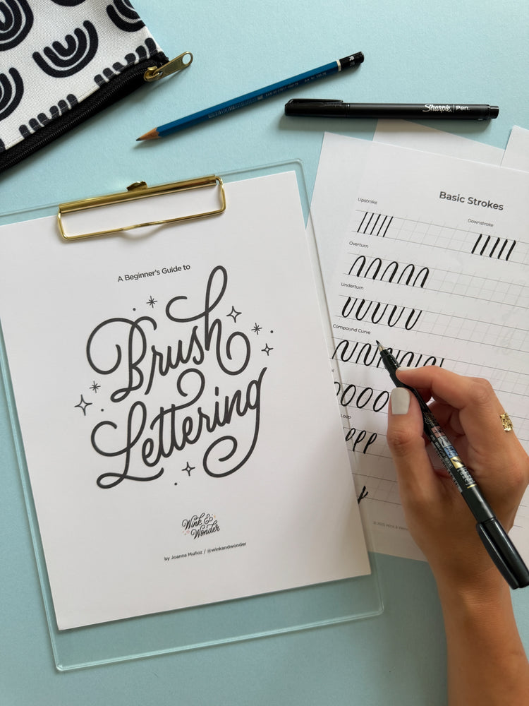 December 6: Intro to Brush Lettering with Wink & Wonder