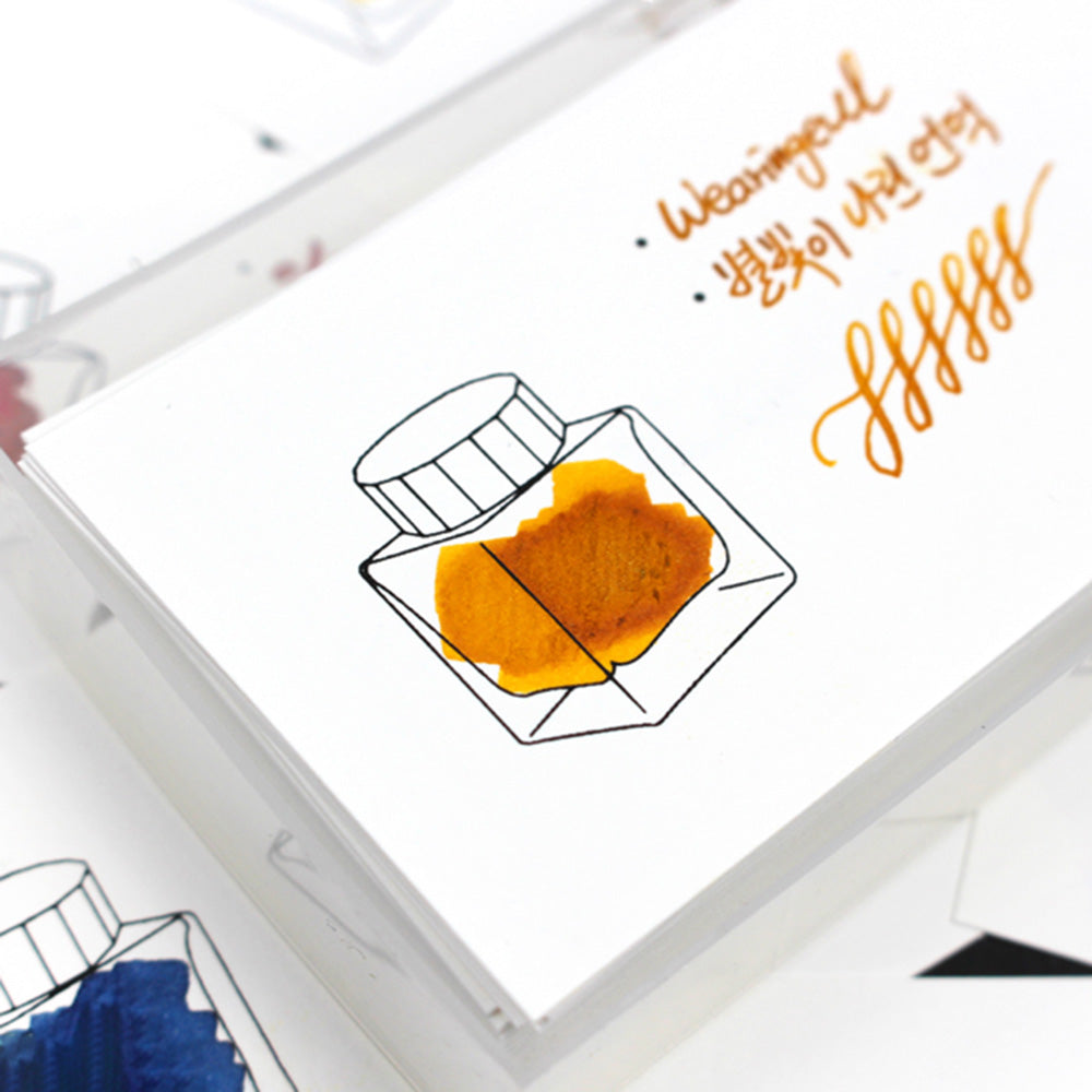 Wearingeul Ink Color Swatch - Bottle - Horizontal - M.Lovewell