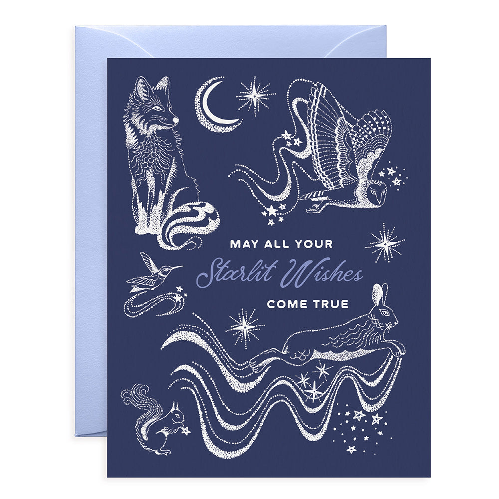 Woodland Constellations Birthday Card