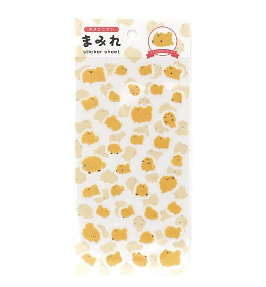 World Craft Sticker Sheet - Pomeranian