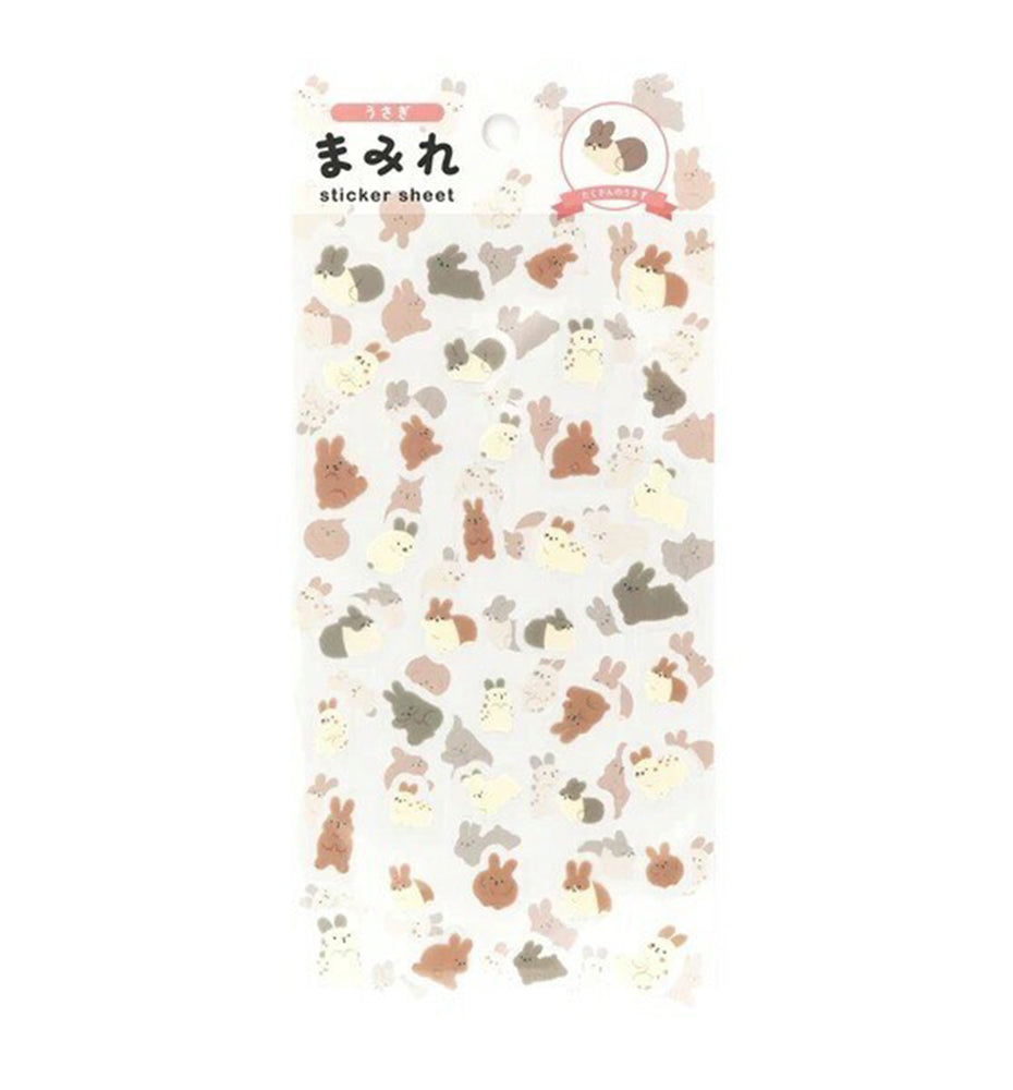 World Craft Sticker Sheet - Rabbits