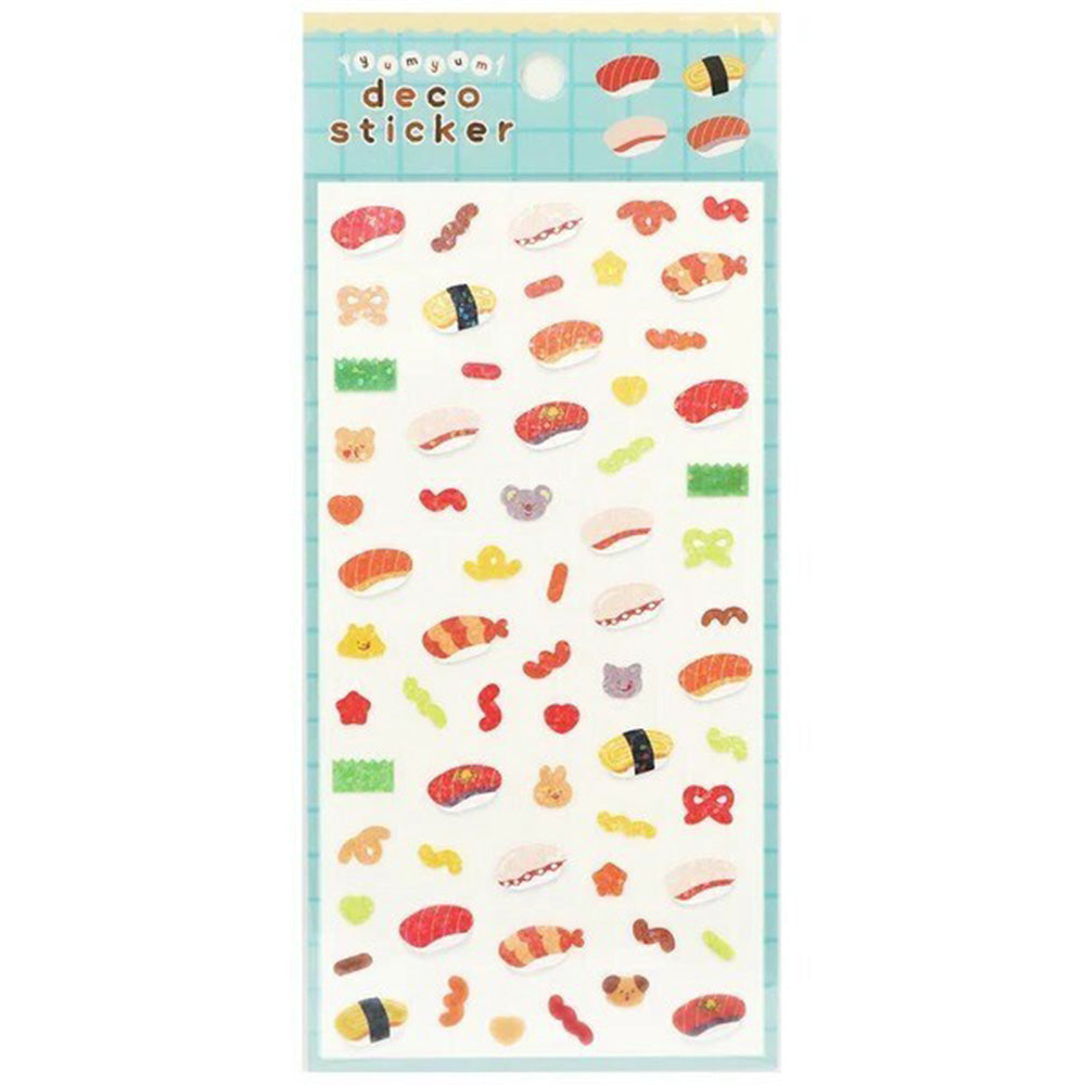 World Craft Sticker Sheet - Sushi