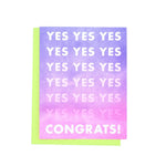 YES YES YES Congrats Card