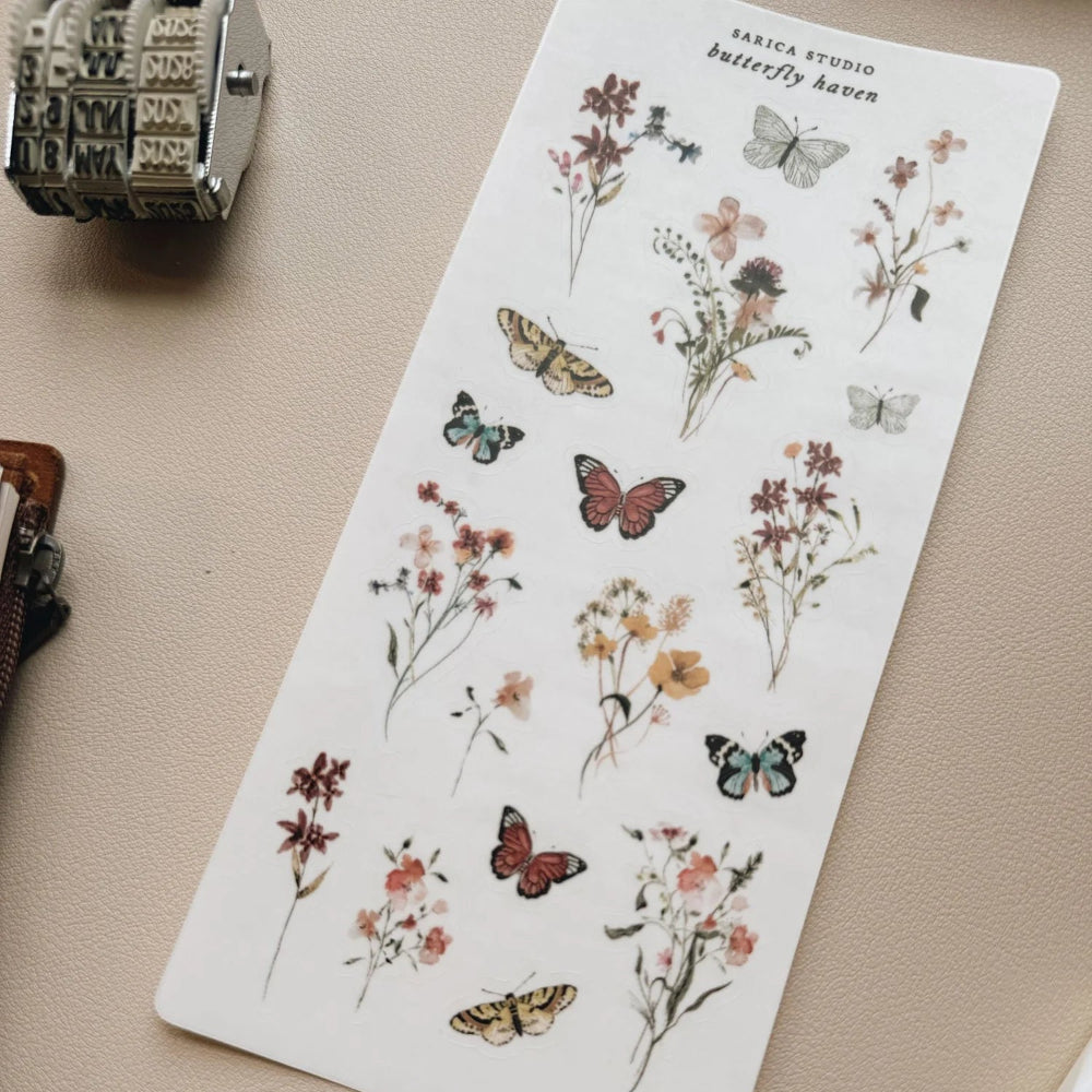 Sarica Studio Sticker - Butterfly Haven - M.Lovewell