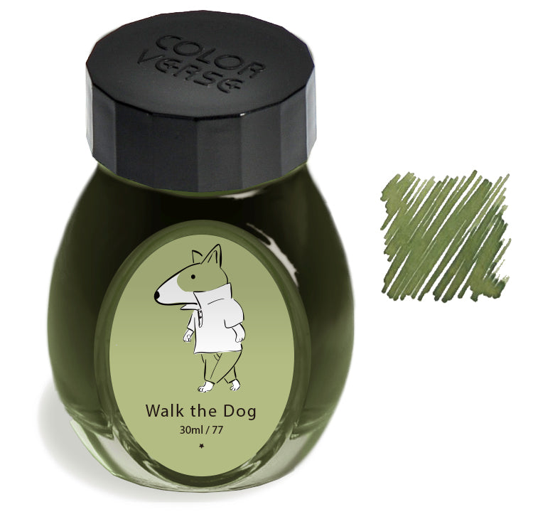 Colorverse Joy in the Ordinary Fountain Pen Ink - No. 77 Walk the Dog - M.Lovewell
