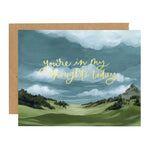 In My Thoughts Mountain Sympathy Card