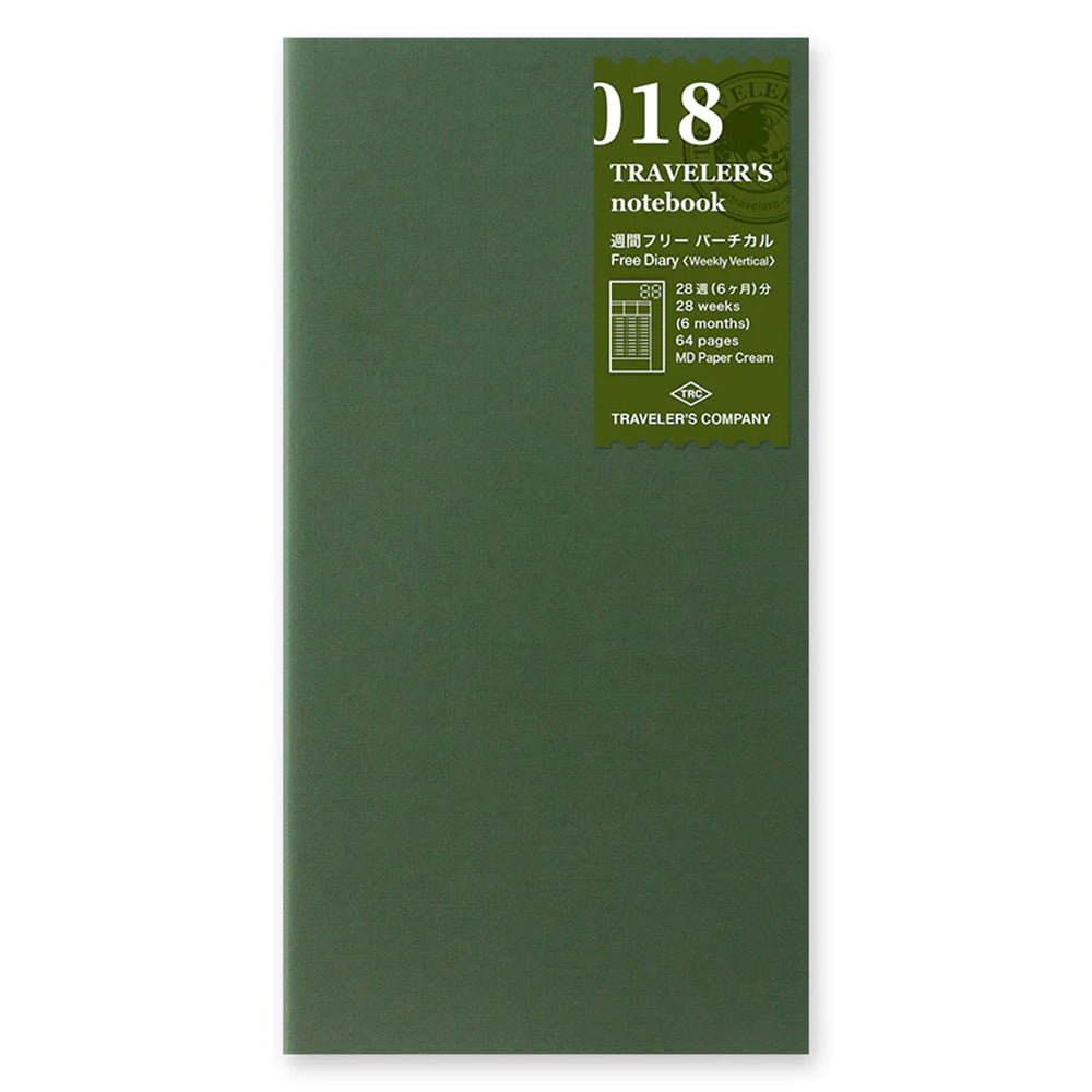 Traveler's Notebook Insert 018 - Free Diary - M.Lovewell