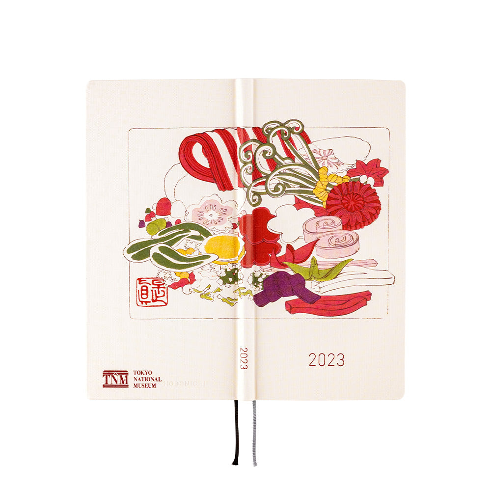 2023 Hobonichi Techo English Weeks - TNM Shibata Zeshin: Plate of Confectionaries