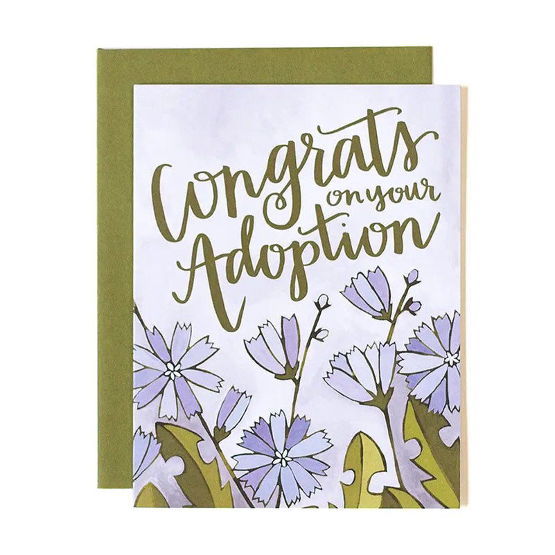 Adoption Floral Congrats Card