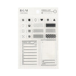 BGM Clear Stamp - Check List