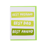 Best Husband/Dad/Friend Card