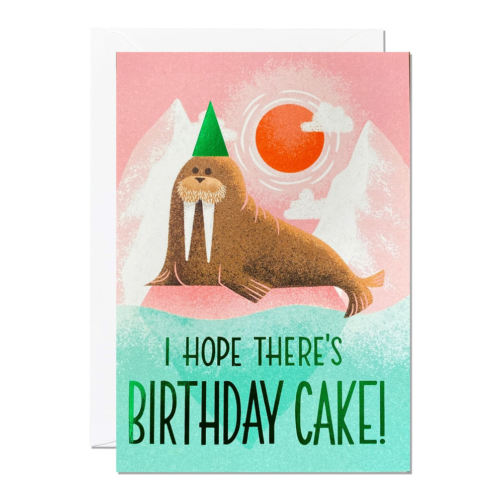 Birthday Walrus Card