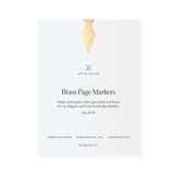 Appointed Brass Page Markers