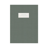 Check Large Notebook- Sage Green