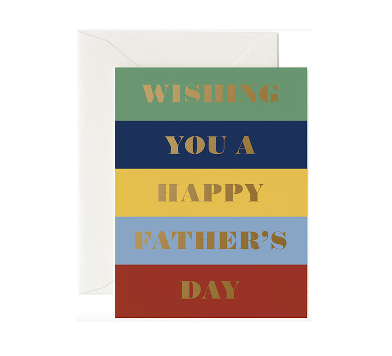 Color Block Father's Day Card - M.Lovewell