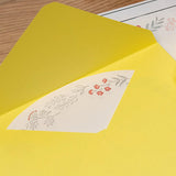 Die-Cut Letterpress Letter Set Red Floral Wreath