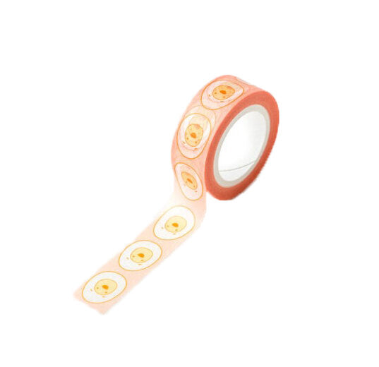 Happy Soft Boiled Egg Washi Tape - M.Lovewell