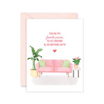 Fav Person Couch Card