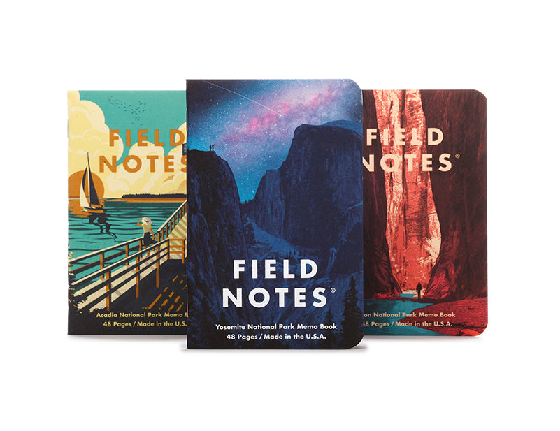 National Parks Pocket Notebook - Pack A - M.Lovewell