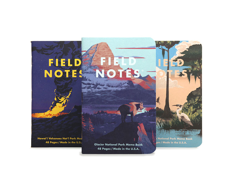 National Parks Pocket Notebook - Pack F