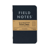 Pitch Black Lined Memo Books