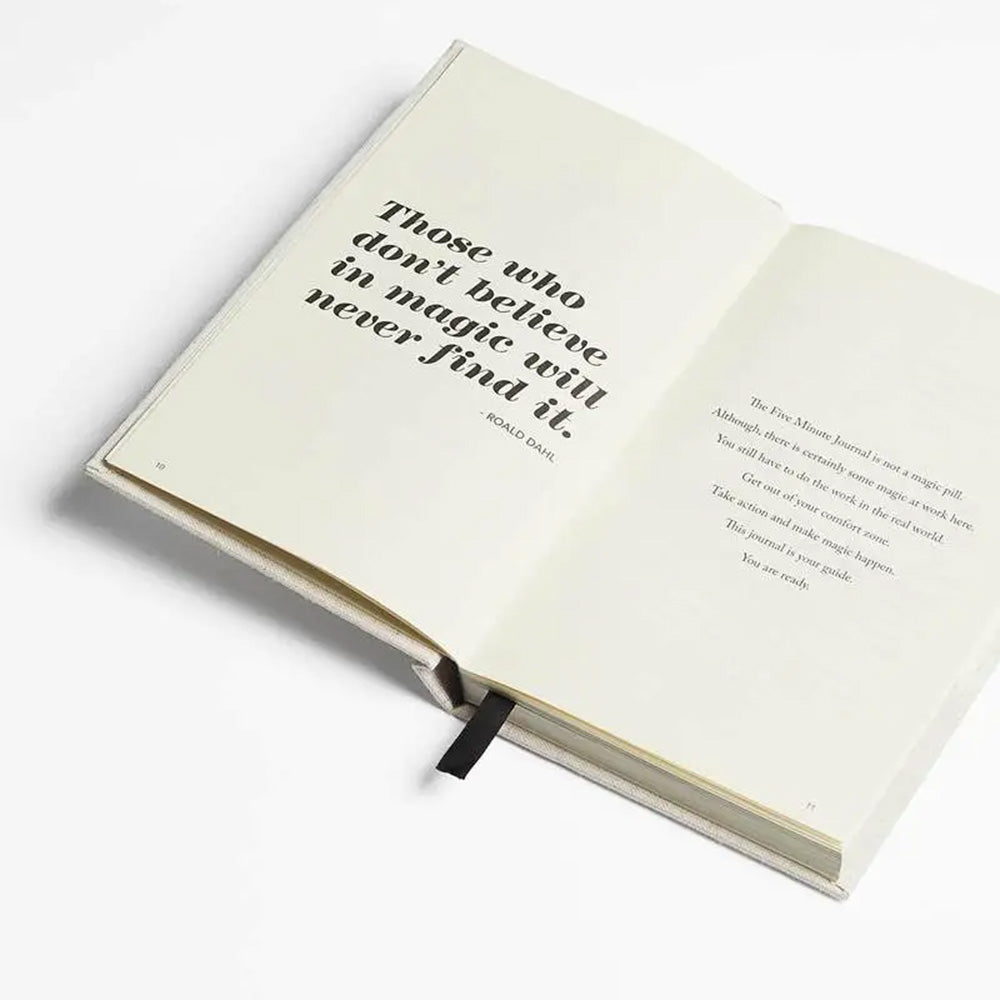 The Five Minute Journal - Linen