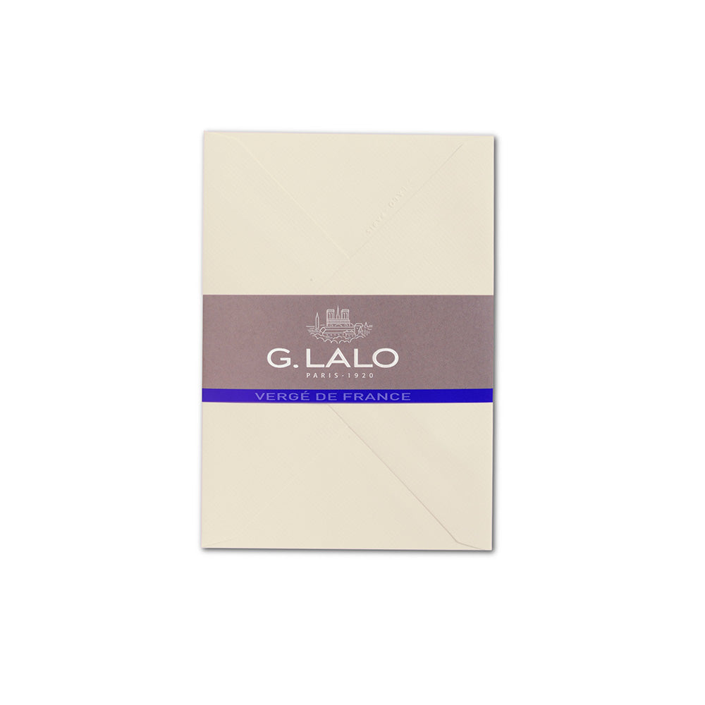 G.Lalo "Verge de France" Stationery Envelopes Ivory