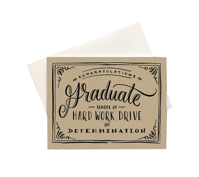 Graduation Certificate Card