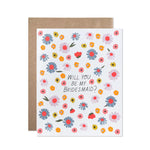 Bridesmaid Florals Card