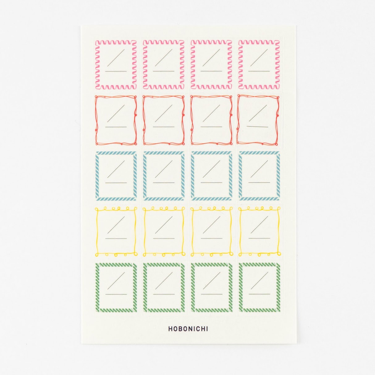 Hobonichi / Hobonichi Frame Stickers - Accessories Lineup