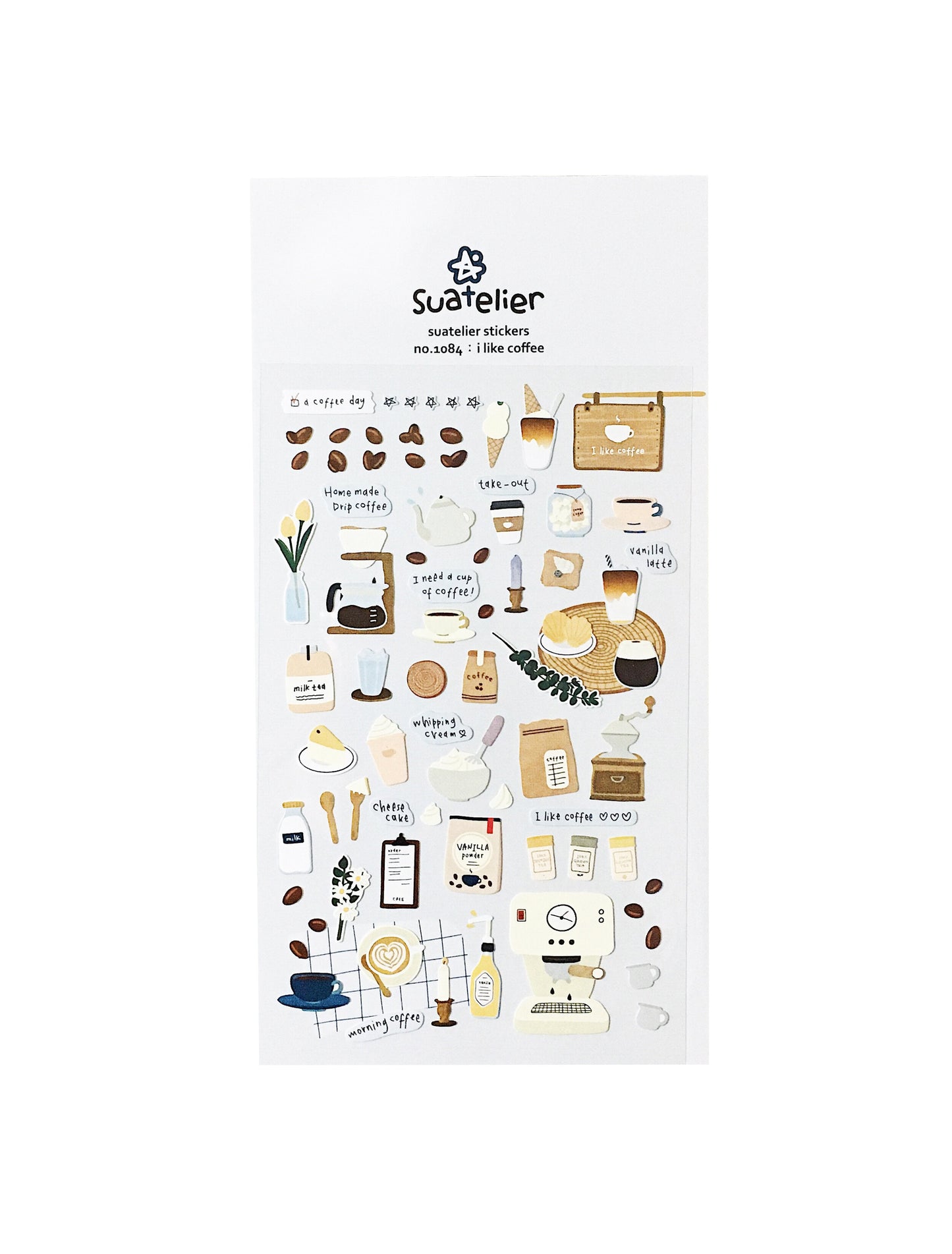 I Like Coffee Stickers - M.Lovewell