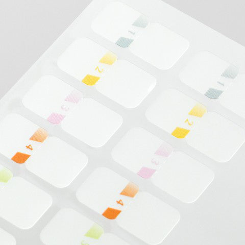 Midori Index Label - Number Color - M.Lovewell