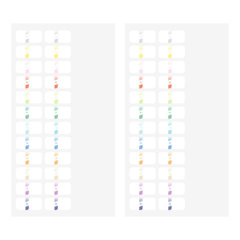 Midori Index Label - Number Color