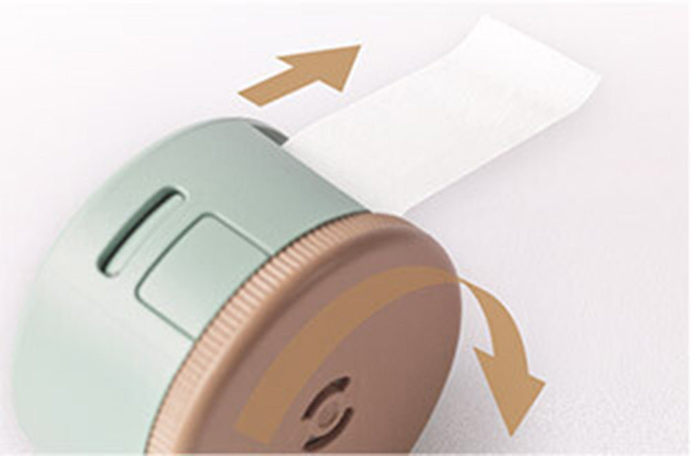 Kokuyo Bobbin Washi Tape Case With Cutter - Mint