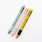 Life & Pieces 4 Color Gel Pen, White