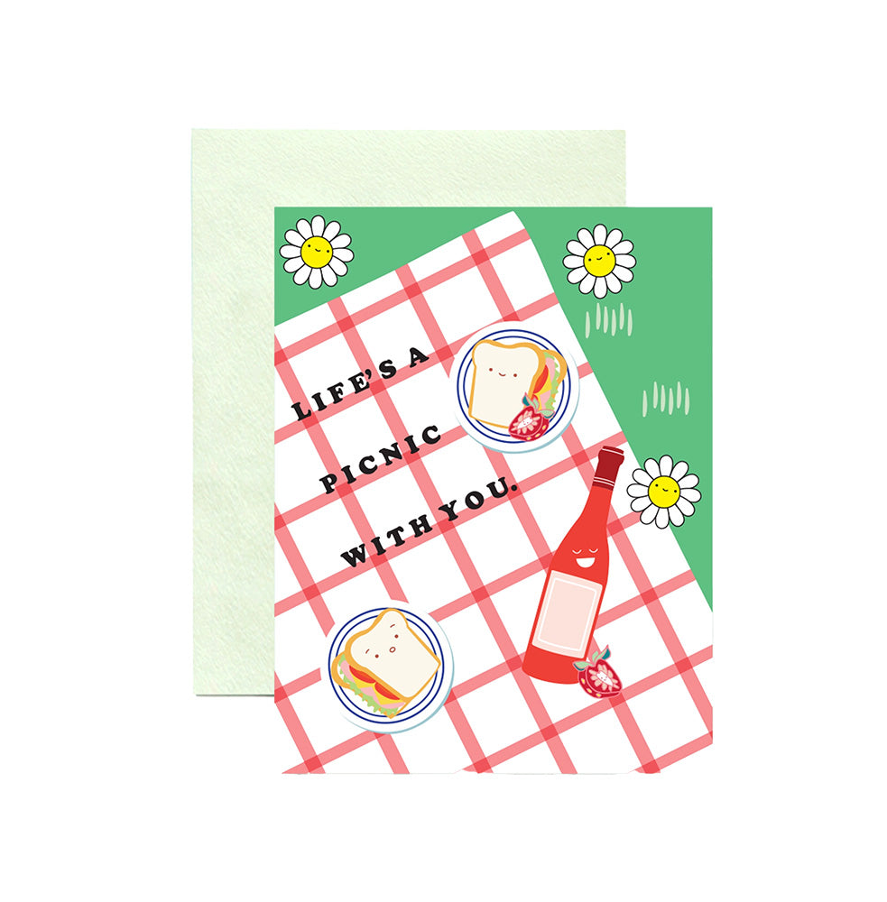 Life's a Picnic With You Card