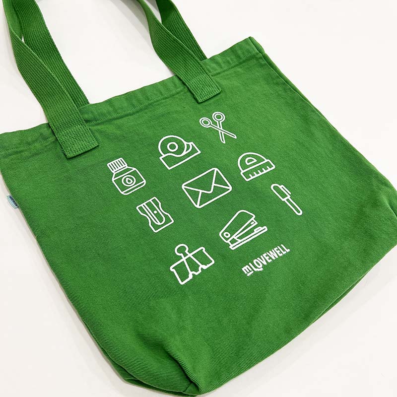 M.Lovewell Stationery Tote Bag - Green