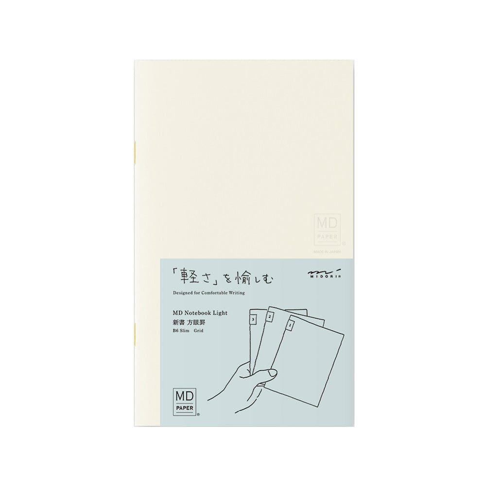 MD B6 Slim Grid Notebook Light