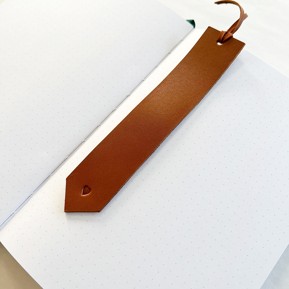 M.Lovewell Leather Bookmark - Heart