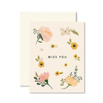 Miss You With Tear-Off Postcard