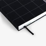Mossery Threadbound Notebook - Lined - Black Plaid
