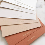 Ombre Thank You Cards - Terracotta
